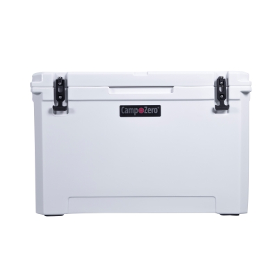CAMP-ZERO 110 -  116.23 Qt. Premium Cooler with Molded-In Cup Holders | White