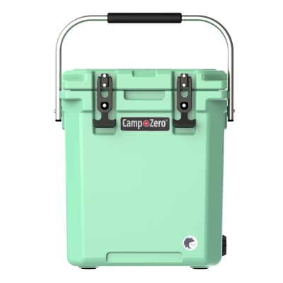 CAMP-ZERO 16 - 16.9 Qt. Premium Cooler with Molded-In Cup Holders | Mint Green