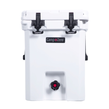 CAMP-ZERO 20 - 5.28 Gallon Premium Drink Cooler | White