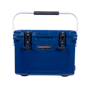 CAMP-ZERO 21 Qt. Premium Cooler with Four Molded-In Cup Holders  | Navy Blue
