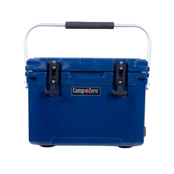 CAMP-ZERO 20 | 21 Qt. Premium Cooler with Four Molded-In Cup Holders  | Navy Blue