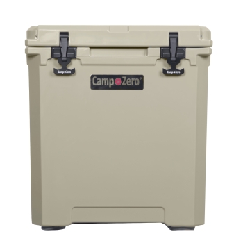 CAMP-ZERO 50 Premium Cooler With Easy-Roll Wheels | Beige