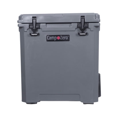 CAMP-ZERO 50 - 52.80 Qt. Premium Cooler with Easy-Roll Wheels | Grey