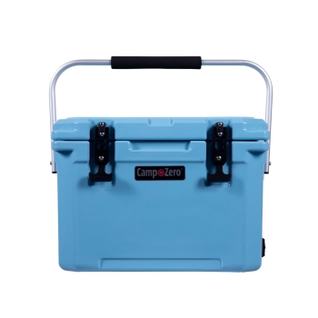CAMP-ZERO 21 Qt. Premium Cooler with Four Molded-In Cup Holders | Sky Blue