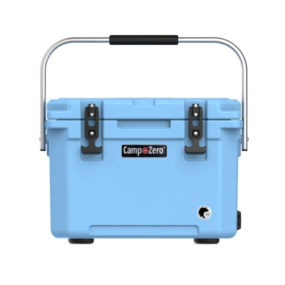 CAMP-ZERO 20 - 21.13 Qt. Premium Cooler with Four Molded-In Cup Holders | Sky Blue