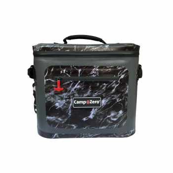 CAMP-ZERO 12 Can Premium Bag Cooler | Mossy Oak ELEMENTS Blacktip
