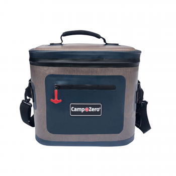 CAMP-ZERO 12 Can Premium Bag Cooler | Beige-Blue