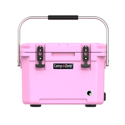 CAMP-ZERO 20 - 21.13 Qt. Premium Cooler with Four Molded-In Cup Holders | Pink