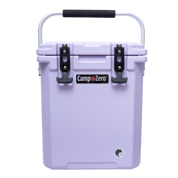 CAMP-ZERO 16 - 16.9 Qt. Premium Cooler with Molded-In Cup Holders | Lavender