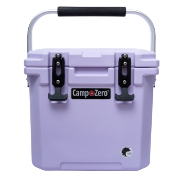 CAMP-ZERO 12 | 12.6 Qt. Premium Cooler with Molded-In Cup Holders | Lavender