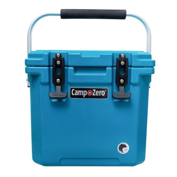 CAMP-ZERO 12 - 12.6 Qt. Premium Cooler with Molded-In Cup Holders | Turquoise