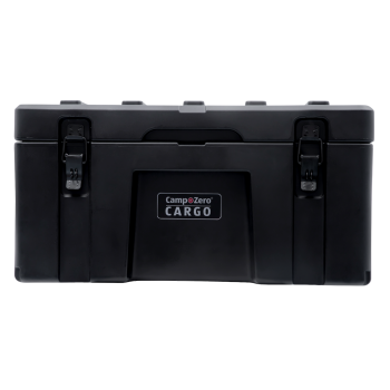 CAMP-ZERO 76 Premium Hard-Shell Cargo Case with Stainless Steel Latches | Black