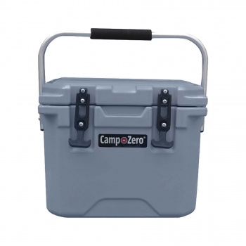 CERTIFIED 10 Quart Premium Cooler with 2 Molded-In Cup Holders | Grey