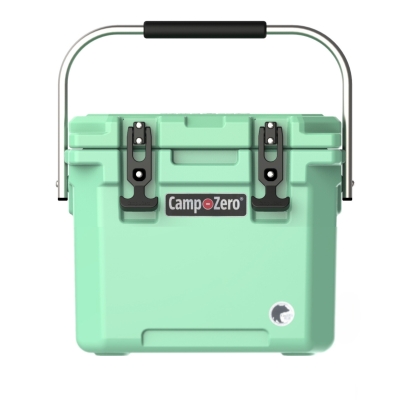 CERTIFIED 10 - 10.6 Qt. Premium Cooler with 2 Molded-In Cup Holders  | Mint Green