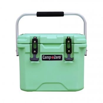 CERTIFIED 10 Quart Premium Cooler with 2 Molded-In Cup Holders | Mint Green