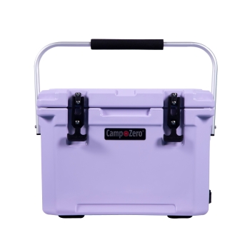 CAMP-ZERO 21 Qt. Premium Cooler with Four Molded-In Cup Holders  | Lavender
