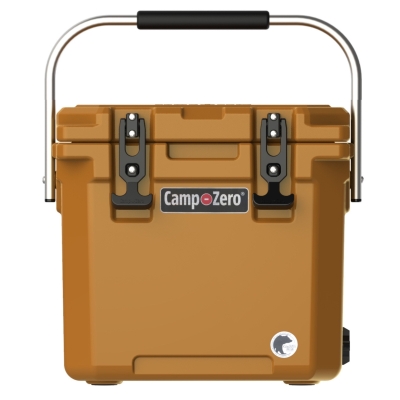 CAMP-ZERO 12 - 12.6 Qt. Premium Cooler with Molded-In Cup Holders | Clay