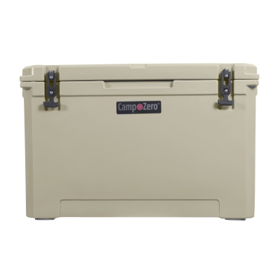 CERTIFIED 110 - 116.23 Qt. Premium Cooler with Molded-In Cup Holders | Beige