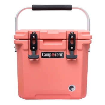 CERTIFIED 12 - 12.6 Qt. Premium Cooler with Molded-In Cup Holders | Coral