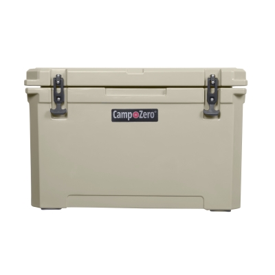 CERTIFIED 60 - 63.40 Qt. Premium Cooler with Molded-In Cup Holders | Beige