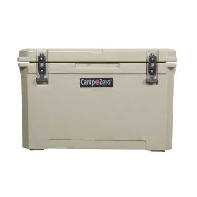 CAMP-ZERO 60 - 63.40 Qt. Premium Cooler with Molded-In Cup Holders | Beige