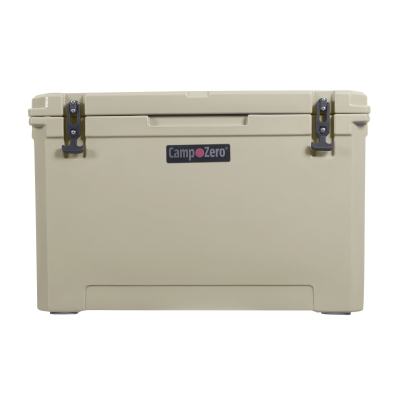 CAMP-ZERO 110 - 116.23 Qt. Premium Cooler with Molded-In Cup Holders | Beige
