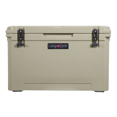 CAMP-ZERO 80 - 84.54 Qt. Premium Cooler with Molded-In Cup Holders | Beige