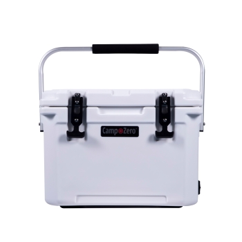 CAMP-ZERO 21 Qt. Premium Cooler with Four Molded-In Cup Holders  | White