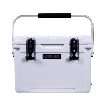 CAMP-ZERO 20 | 21 Qt. Premium Cooler with Four Molded-In Cup Holders | White