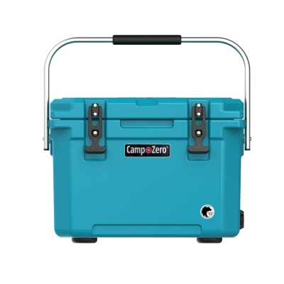 CAMP-ZERO 20 - 21.13 Qt. Premium Cooler with Four Molded-In Cup Holders | Turquoise