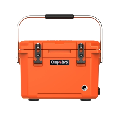 CAMP-ZERO 20 - 21.13 Qt. Premium Cooler with Four Molded-In Cup Holders | Burnt Orange
